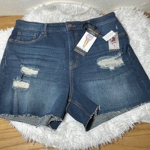 Sofia by Sofia Vergara Blue Jean Shorts